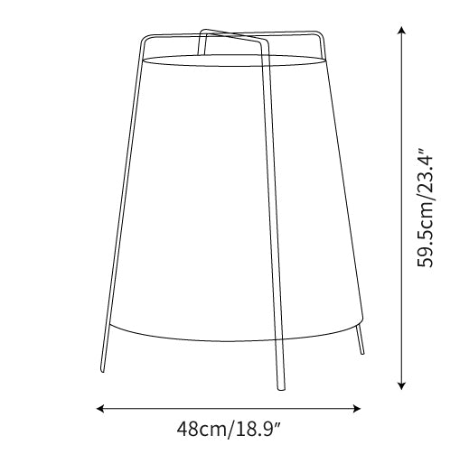 Lámpara de mesa Akane