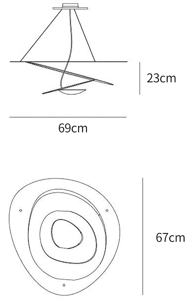 Artemide Pirce LED Suspension Light