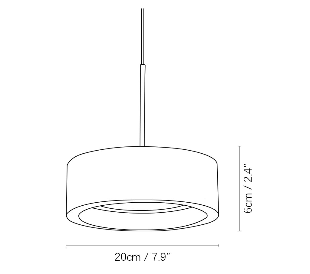 Round Marble Elancourt Pendant Lamp