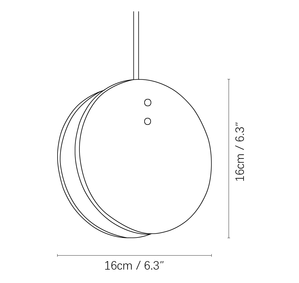 Marble Disc Pendant Light