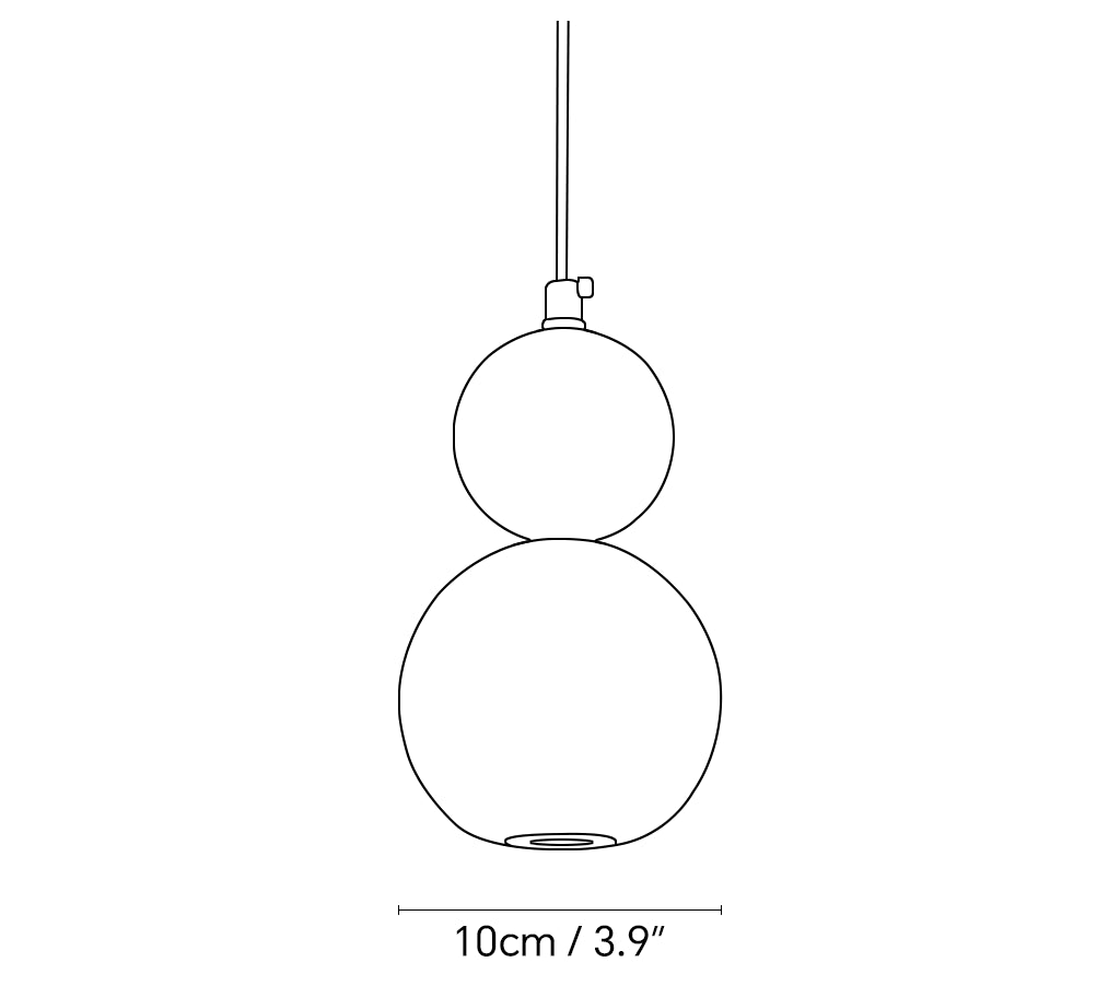 Travertine Round Single Head Pendant Lamp