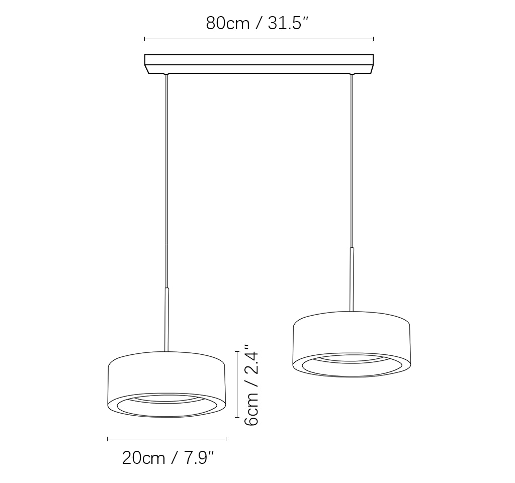 Round Marble Elancourt Pendant Lamp