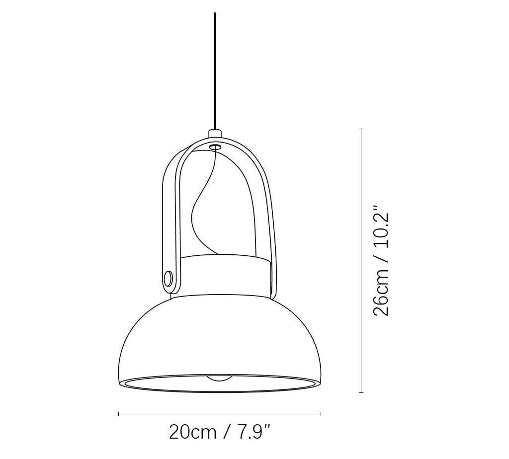 Travertine Nissa Pendant Lamp